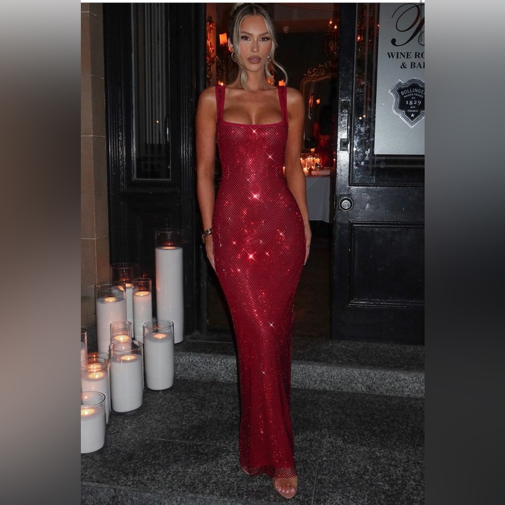 PETRA MAXI DRESS - WINE